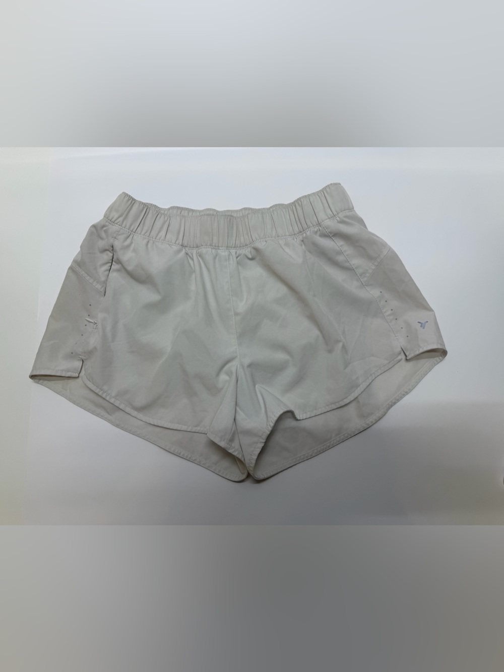 Old Navy Cream High-Waist Active Shorts